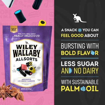 Wiley_Wallaby_8_Ounce_Allsorts_Gourmet_Australian_Style_Soft_&_Chewy_Assorted_Licorice_Candy_(1_Pack)