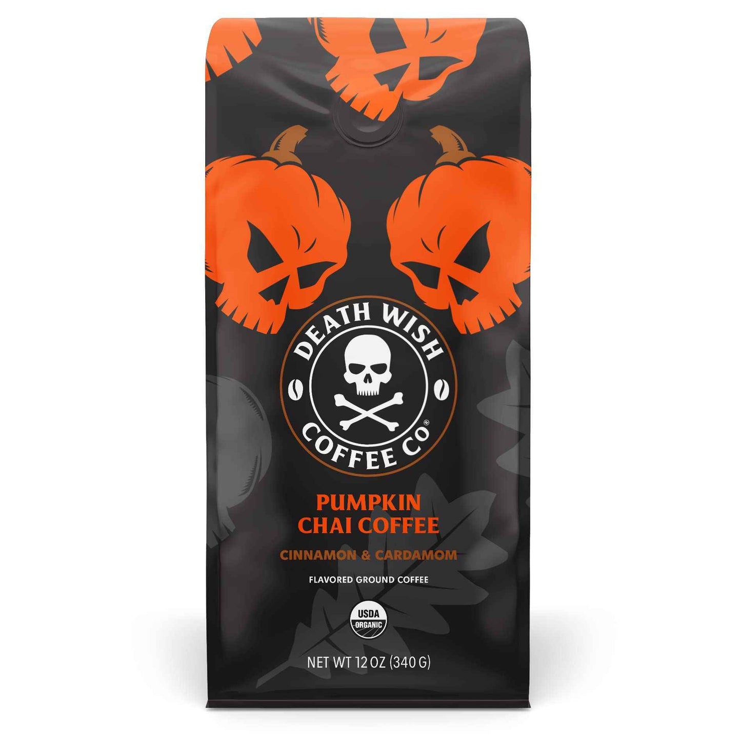 Death Wish Coffee, Organic and Fair Trade Ground Coffee, 16 oz
