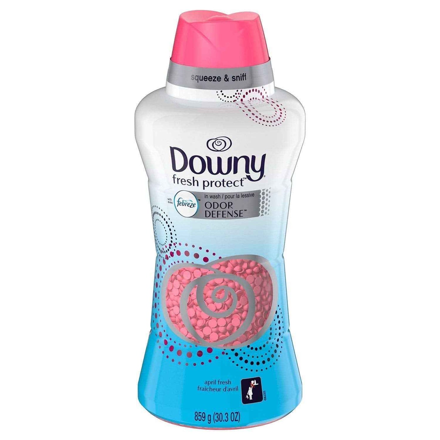 Downy Balance In-Wash Laundry Scent Booster Beads, Crisp Rain and Blue Eucalyptus scent, laundry scent beads, Long-lasting Freshness