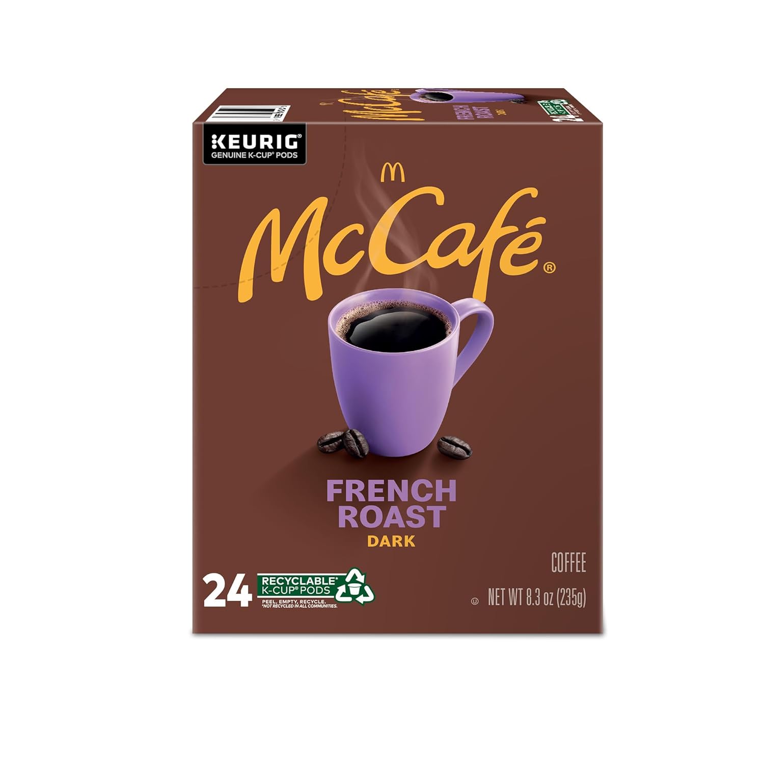 McCafe_French_Roast,_Single_Serve_Coffee_Keurig_K-Cup_Pods,_Dark_Roast,_96_Count_(4_Packs_of_24)