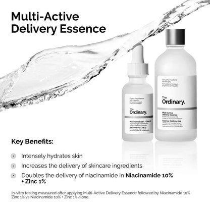 The Ordinary Multi-Active Delivery Essence, Hydrating Skincare Face Essence for Softer and Smoother Glass Skin