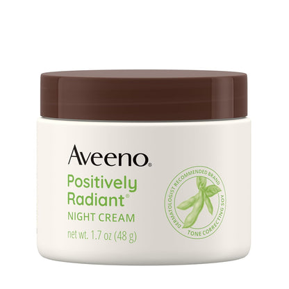 Aveeno_Positively_Radiant_Face_&_Neck_Night_Cream_with_Tone_Correcting_Soy_&_Niacinamide,_Night_Cream_Targets_Dull_Skin_&_Evens_Skin_Tone_&_Texture,_Hypoallergenic,_1.7_oz
