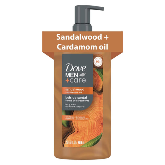 DOVE_MEN_Moisturizing_Body_Wash_|_#1_Dermatologist_Body_Wash_for_Men,_Sulfate_Free,_Paraben_Free,_&_Dye_Free_|_Sandalwood_+_Cardamom_Oil,_26oz