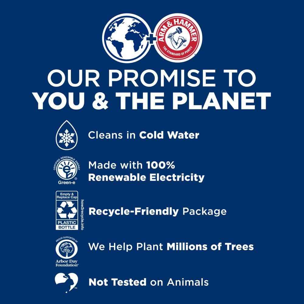 ARM & HAMMER Liquid Laundry Detergent, Clean Burst Fresh