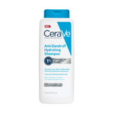 CeraVe Hydrating Anti Dandruff Shampoo, 1% Pyrithione Zinc Dandruff Treatment With Ceramides, Niacinamide & Hyaluronic Acid, Helps Eliminate Flakes & Provides Itchy Scalp Relief, Sulfate Free, 19 Oz