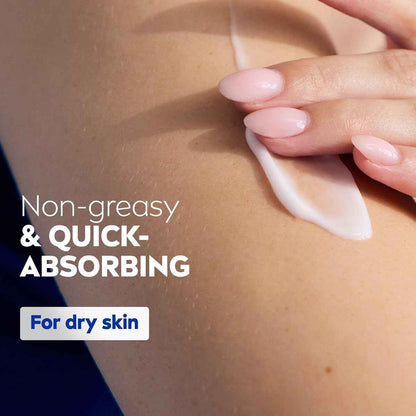 NIVEA Shea Nourish Body Lotion for Dry Skin with Hyaluronic Acid, Shea Butter and Deep Nourishing Serum, 48-Hour Body Moisturizer, 33.8 Fl Oz Pump Bottle