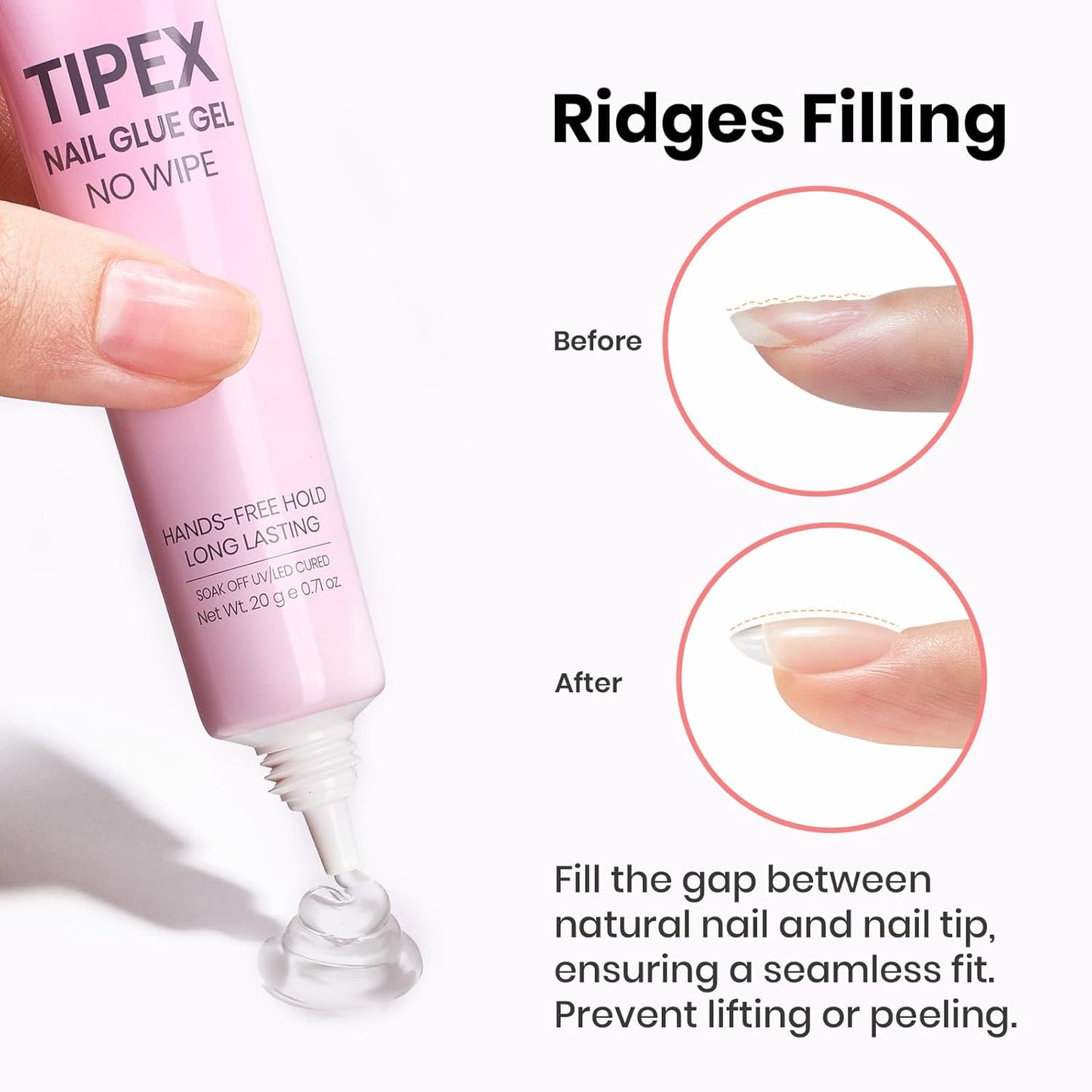 Beetles_20g_Tipex_Nail_Glue_Gel,_No_Wipe_&_No-Need-to-Hold,_Designed_for_Tipex_Instant_Apex_Nail_Tips,_Flat-Nail_Friendly,_DIY_&_Salon_Use,_UV/LED_Cured
