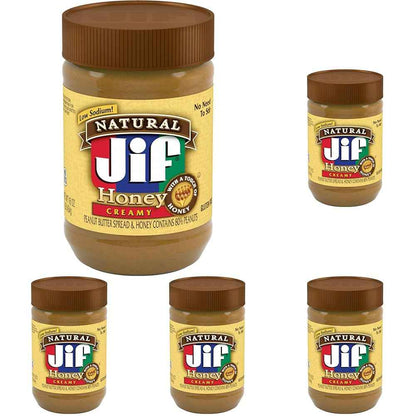 Jif Natural Creamy/ Natural Creamy with Honey/ Natural Crunchy