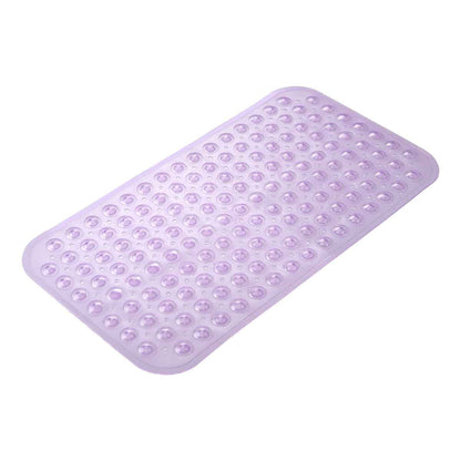 AmazerBath Bath Tub Mat, Medium Size 27.6 x 15 Inches Non-Slip Shower Mats with Suction Cups and Drain Holes, Bathroom Bathtub Mats Machine Washable
