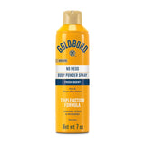 Gold Bond No Mess Talc-Free Body Powder Spray, 7 oz., Fresh Scent, with a Triple Action Formula