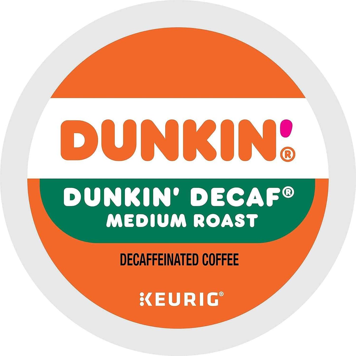 Dunkin' Donuts Decaf Keurig® Single-Serve K-Cup® Pods, Medium Roast