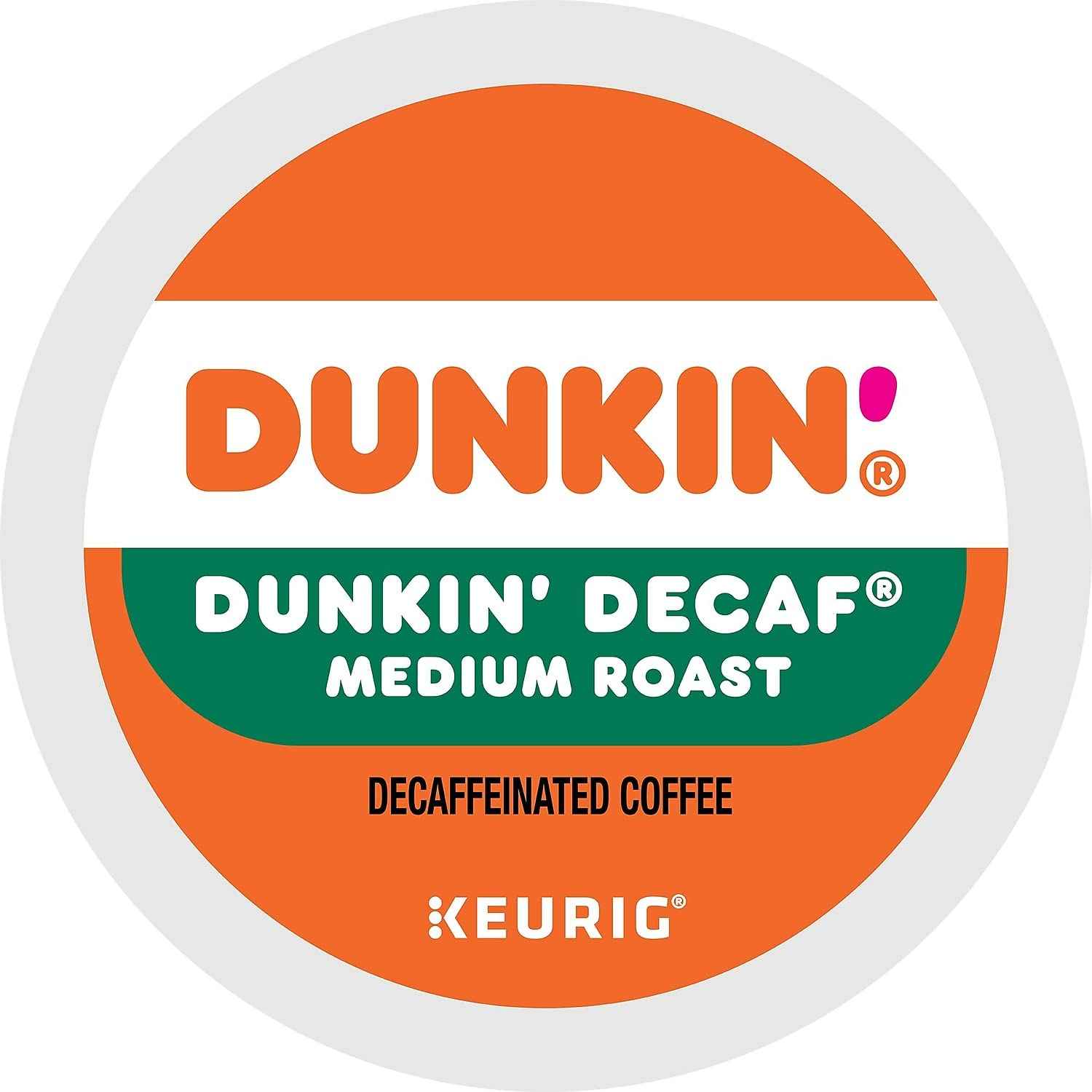 Dunkin' Donuts Decaf Keurig® Single-Serve K-Cup® Pods, Medium Roast