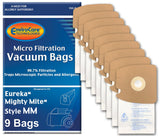 EnviroCare Eureka Part#60295C - Style MM Vacuum Bag Replacement for Mighty Mite 3670 and 3680 Series Canisters, Part#153-9, 9/Package