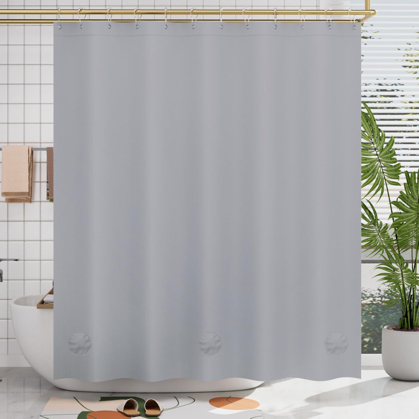 Grey - 72"W x 72"L (Pack of 1)