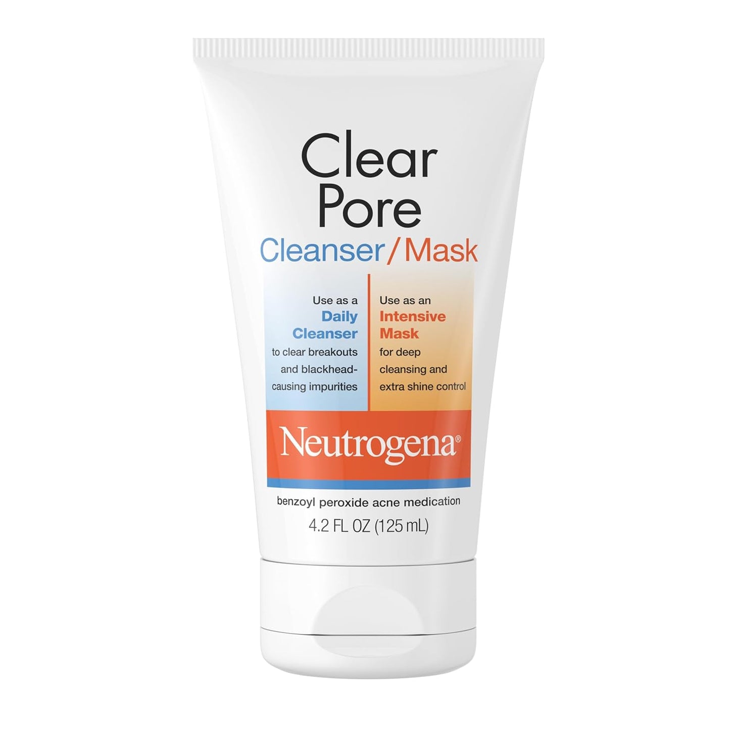 Neutrogena_Clear_Pore_2_in_1_Facial_Cleanser/Face_Mask_with_Kaolin_&_Bentonite_Clay_&_3.5%_Benzoyl_Peroxide_Acne_Treatment_Medication,_Daily_Face_Wash_&_Shine_Control_Clay_Mask,_4.2_fl._oz,_3_Pack