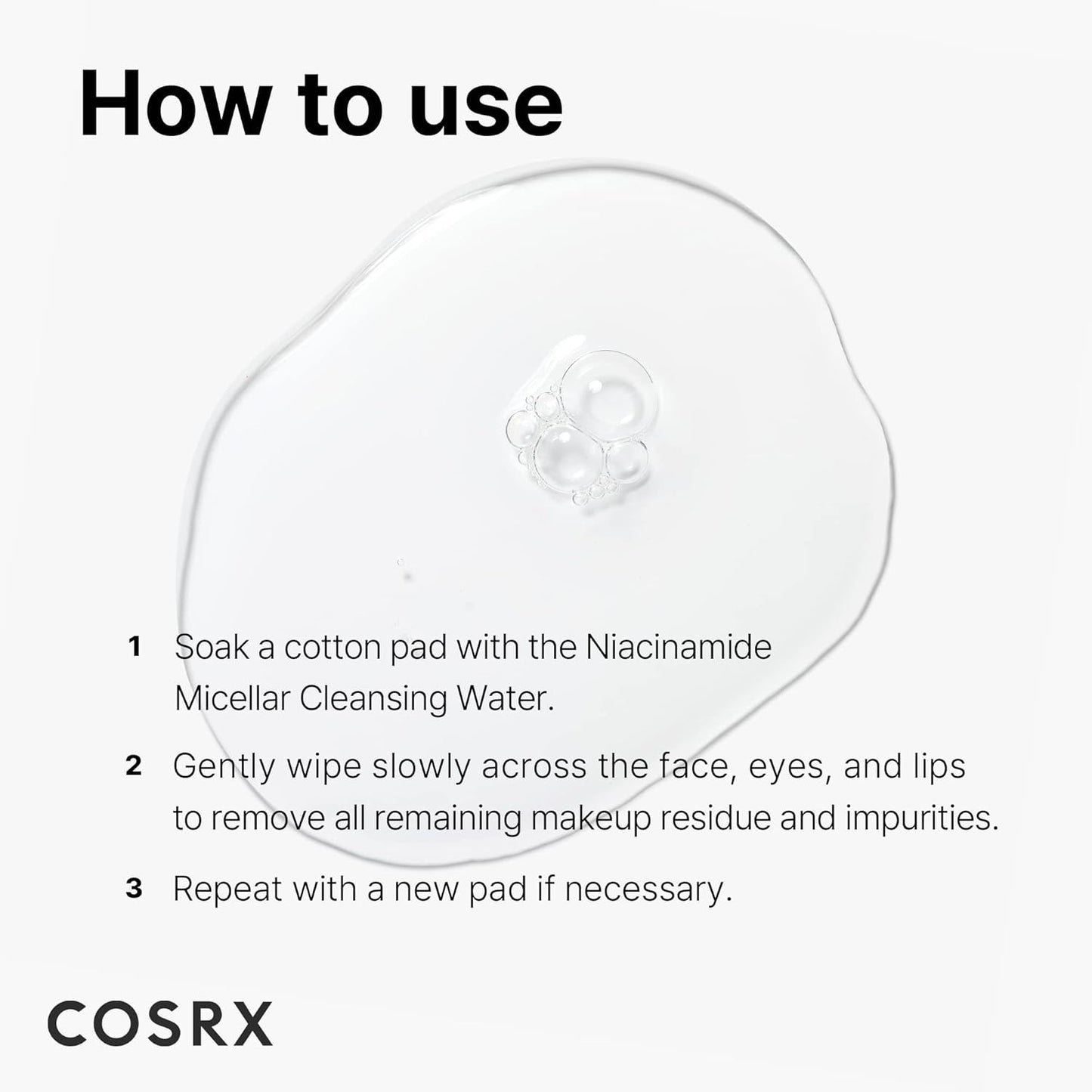 COSRX_Low_pH_Niacinamide_Micellar_Cleansing_Water_Daily_Mild_Facial_Cleansing_Wash_for_Sensitive_Skin,_Sebum_control,_Korean_Skin_Care_(13.52fl.oz/400ml)
