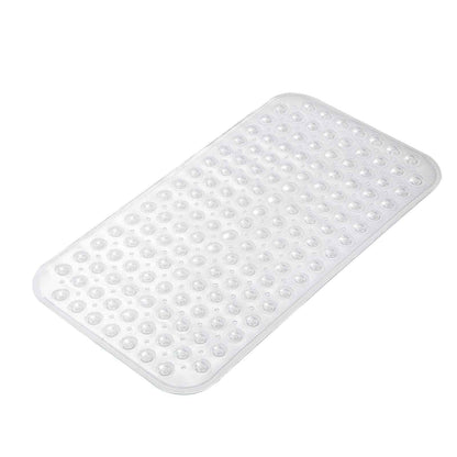 AmazerBath Bath Tub Mat, Medium Size 27.6 x 15 Inches Non-Slip Shower Mats with Suction Cups and Drain Holes, Bathroom Bathtub Mats Machine Washable