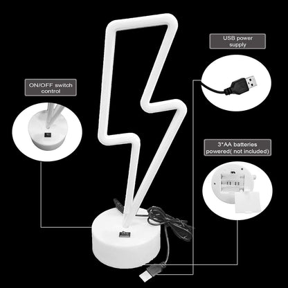Lightning_Bolt_Neon_Signs_Lightning_Neon_Sign_with_Base_for_Bedroom_LED_Lighting_for_Room_Decor_for_Teen_Girls_Gifts_for_Teenager_Boys_USB/Battery_Cool_Gaming_Light_with_Holder(Blue)