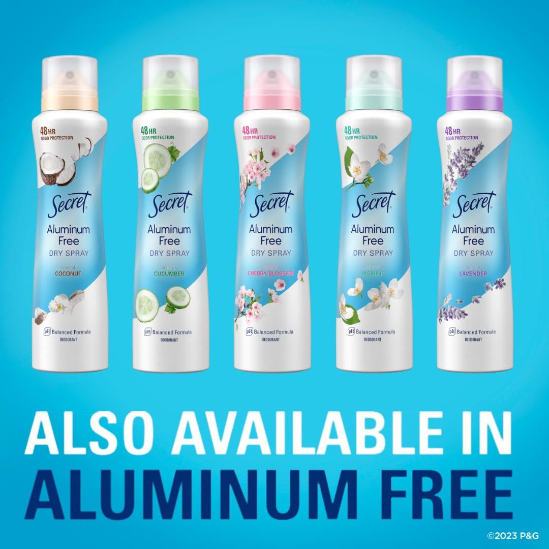 Secret_Dry_Spray_Antiperspirant_Deodorant_for_Women,_48hr_Weightless_Sweat_&_Odor_Protection,_Gentle_on_Skin,_Powder_Fresh_Scent,_4.1_oz_(Pack_of_3)
