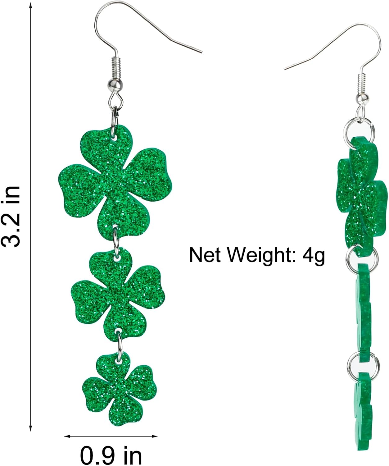 St_Patricks_Day_Accessories_Earrings_for_Women:_Green_Shamrock_Dangle_Earrings,_Good_Luck_Shirt,_Irish_Party_Favor_Gift