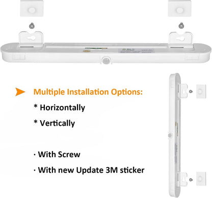 BLS_T01L_LED_Closet_Light,_Super_Bright_20_LED_Under_Cabinet_Lighting_Battery_Powered/DC_Input_Wireless_Motion_Sensing_Light,_Auto_On_Off_Switch,_Motion_Sensor_&_Light_Sensor,_Light_Beam_Adjustable