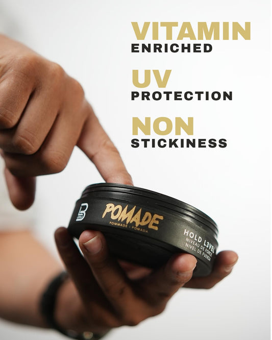 L3 Level 3 Pomade - Improves Hair Strength and Volume Long-Lasting Hold