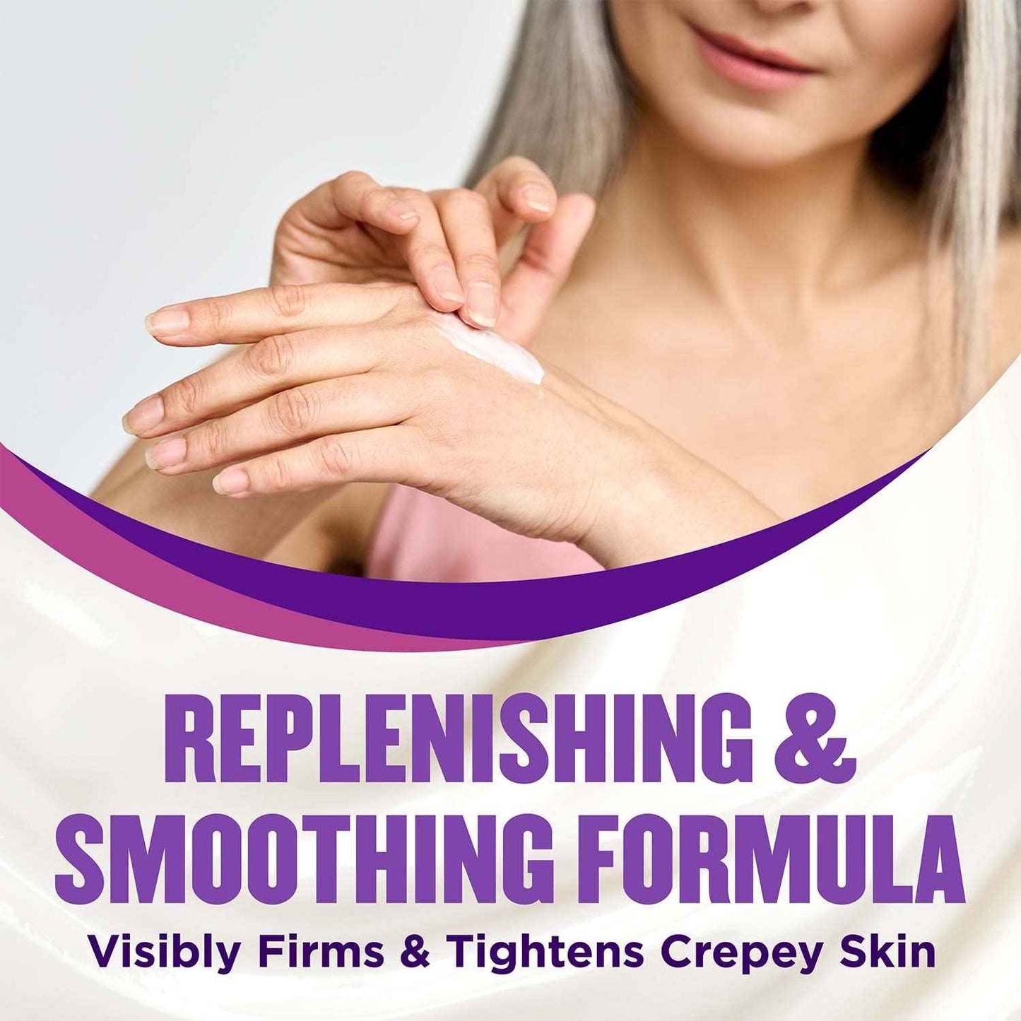Gold Bond Age Renew Crepe Corrector Hand Cream, Replenishing & Smoothing Formula, 3 oz.