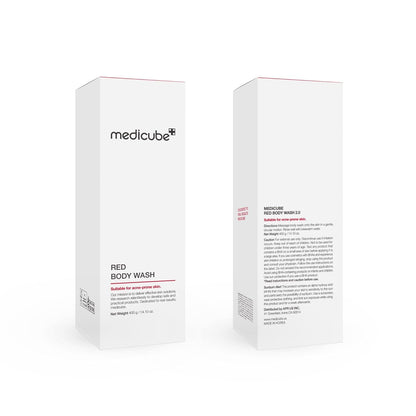 medicube_Red_Body_Wash_14.10_Fl.oz_I_Low_pH_and_Hydrating_Cleanser_with_Salicylic_Acid,_Lactic_Acid,_Niacinamide_and_Hyaluronic_Acid_Suitable_for_Bacne_Treatment_|_Korean_Skin_Care