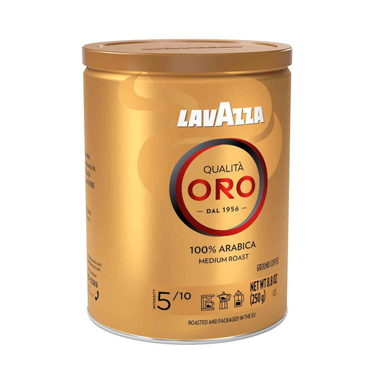Lavazza Qualità Oro Ground Coffee, Medium Roast, 100% Arabica