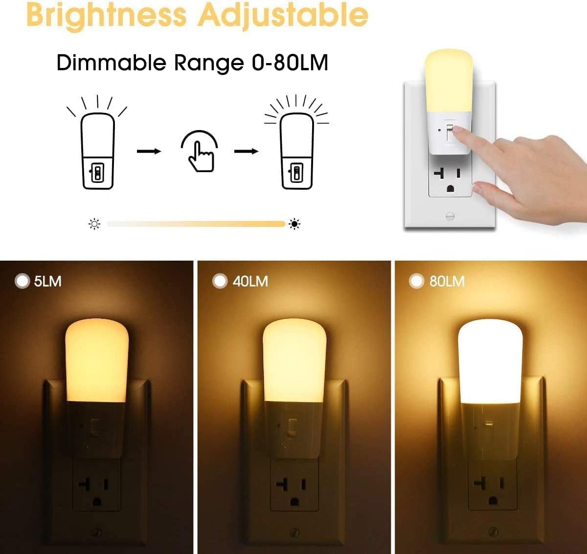 LOHAS_Plug_in_Night_Light,_Dimmable_LED_Night_Lights_With_Dusk_to_Dawn_Sensor,_Soft_White_3000K_Sleep_Nightlight,_Adjustable_Brightness_5-80lm_Mini_Light_for_Nursery_Kids_Room_Hallway_Kitchen,_2_Pack