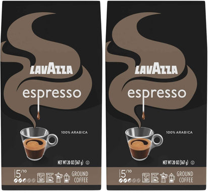 Lavazza Espresso Ground Coffee, Medium Roast, 100% Arabica
