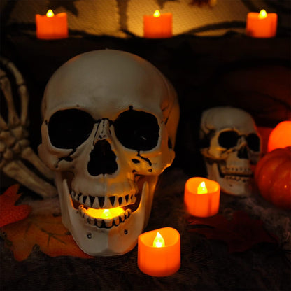 Homemory_Halloween_12_Pack_Orange_Tea_Light_Candles,_Battery_Operated_LED_Tealights,_Small_Pumpkins_Lights,_Flameless,_Electric_Fake_Tea_Candles,_1.4"x1.25"