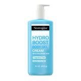 Neutrogena Hydro Boost Body Moisturizing Gel Cream with Hyaluronic Acid, Non-Greasy & Fast Absorbing, Lightweight Hydrating Body Lotion for Normal to Dry Skin, Fragrance-Free