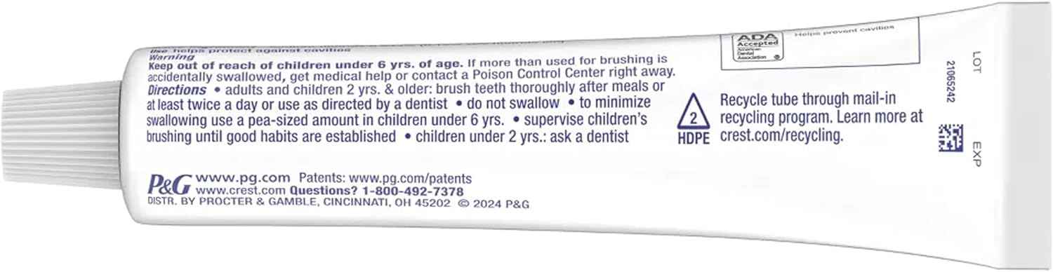 Crest Fluoride Anticavity Toothpaste, Prevents Cavities Before They Start