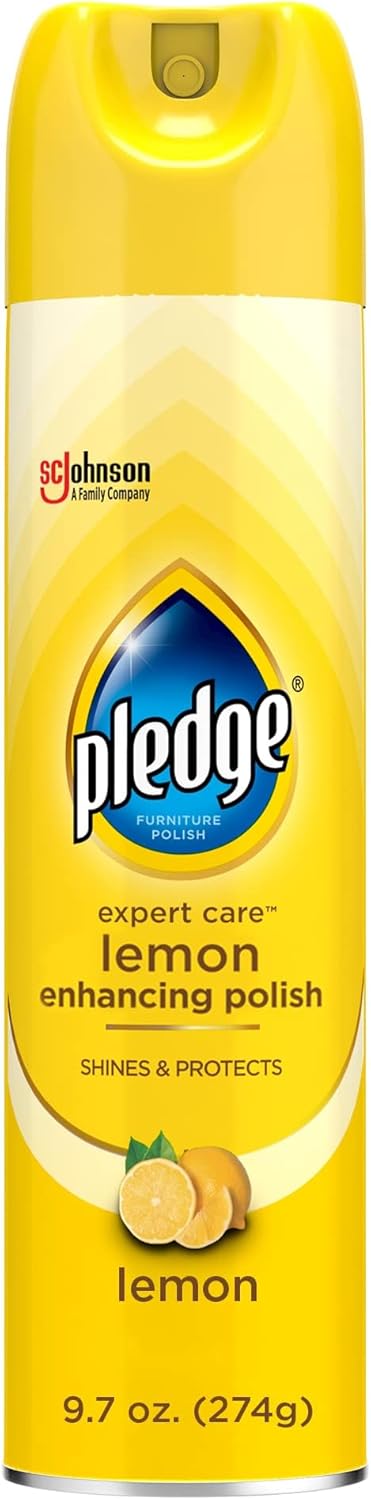 Pledge_Enhancing_Polish_Spray,_Wood_Furniture_&_Stainless_Steel_Polish,_Remove_Dust_and_Fingerprints,_Fast_Shine_and_Protect,_Prevent_Scratches_&_Knicks_-_Lemon_Scent,_9.7oz