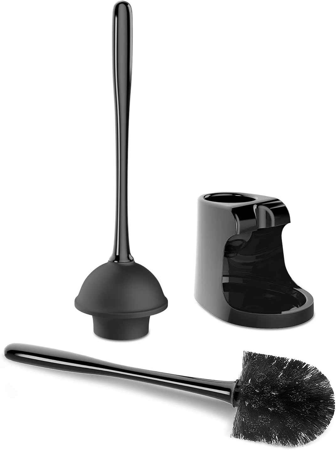 MR.SIGA Toilet Plunger and Bowl Brush Combo for Bathroom Cleaning