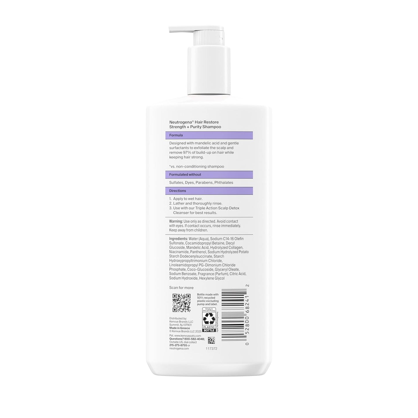 Neutrogena_Hair_Restore_Strength_+_Purity_Shampoo,_Exfoliating_Hair_Wash_with_1.5%_Mandelic_Acid_Gently_Removes_97%_of_Buildup_&_Reduces_Shedding_due_to_Breakage,_Paraben-Free,_13_fl_oz
