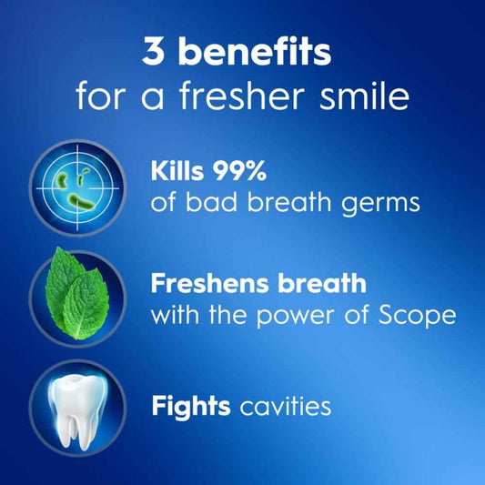 Crest Complete Whitening + Scope, Long Lasting Mint Toothpaste