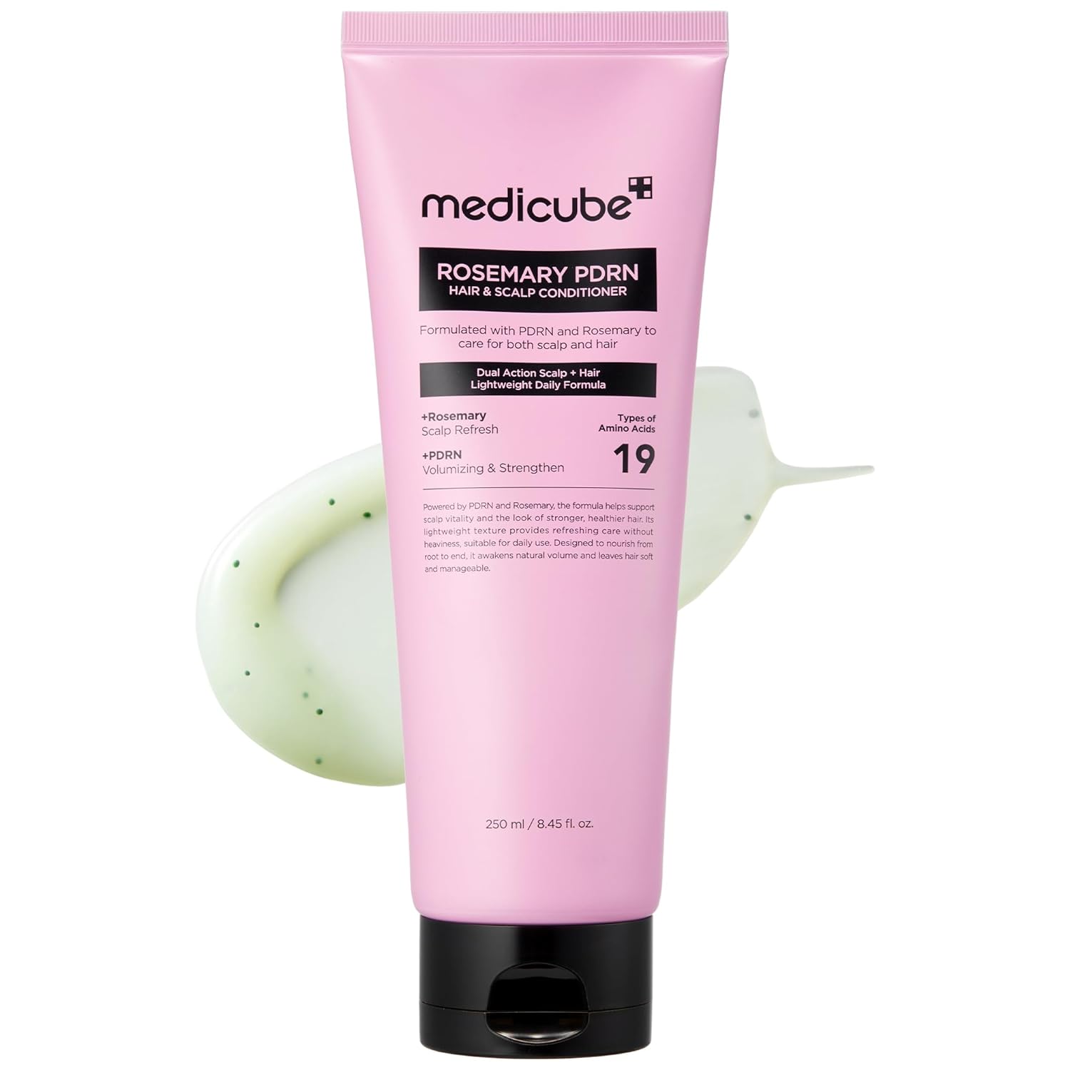 medicube_Rosemary_PDRN_Scalp_to_Strand_Nourishing_Conditioner_|_Lightweight_Yet_Effective_Care_for_Dry,_Fine,_Weak-Looking_Hair_|_Amino_Acid_for_Strength_&_Softness_|_Korean_Hair_Care,_8.45_fl.oz