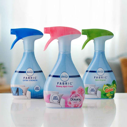 Febreze Fabric Spray Air Freshener, Odor-Fighting Fabric Refresher, Sneaker Balls Alternative, Couch Cleaner, Linen Spray, Multi-Use, Gain Original Scent, 23.6 fl oz