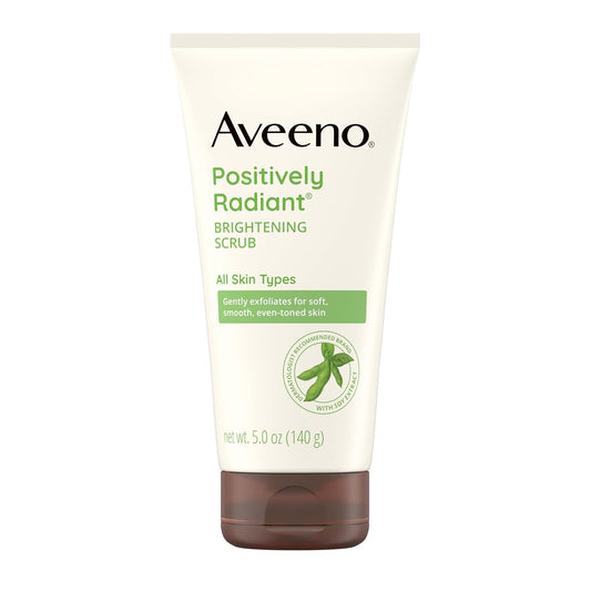 Aveeno_Positively_Radiant_Skin_Brightening_Exfoliating_Daily_Facial_Scrub,_Gentle_with_Moisture-Rich_Soy_Extract,_Helps_Improve_Skin_Tone_&_Texture,_Oil-_&_Soap-Free,_Hypoallergenic,_5_oz