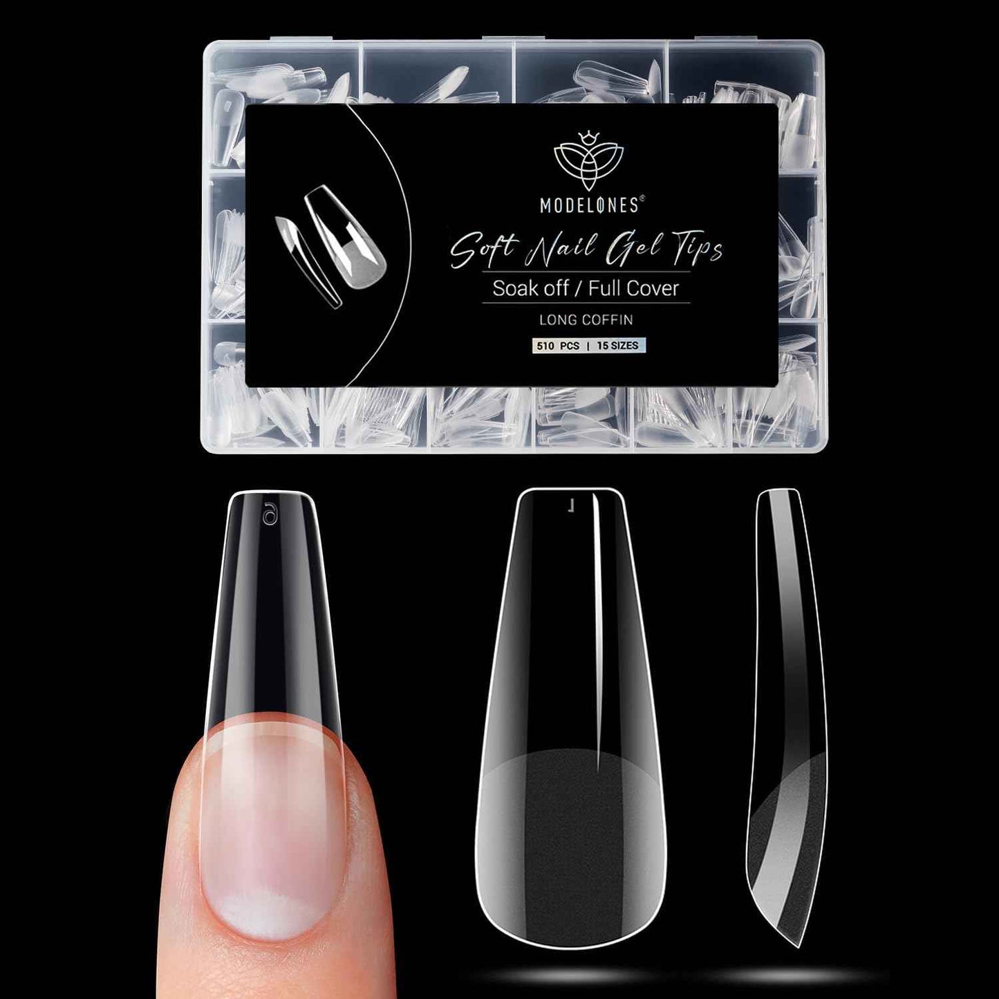 modelones Gel Top Coat, 15 ml 2026 Upgrade Super Shiny Base and Top Coat Set, Soak Off Nail Lamp Acid Free No Wipe Clear Base Top Gel Nail Polish