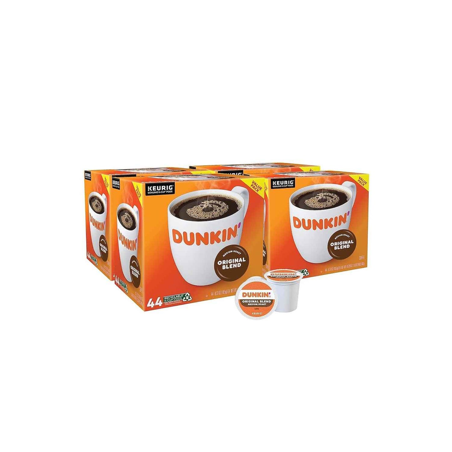 Dunkin' Donuts Coffee K-Cup Pods Medium Roast