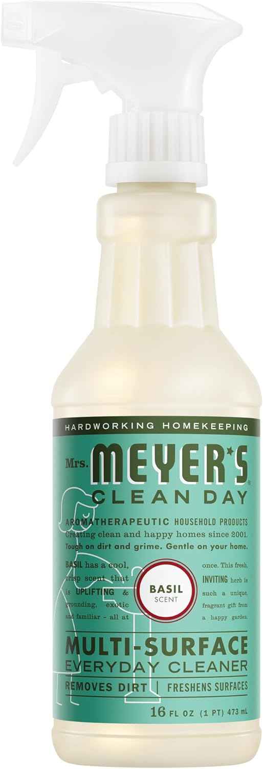 MRS. MEYER'S CLEAN DAY All-Purpose Cleaner Spray, Basil, 16 fl. oz