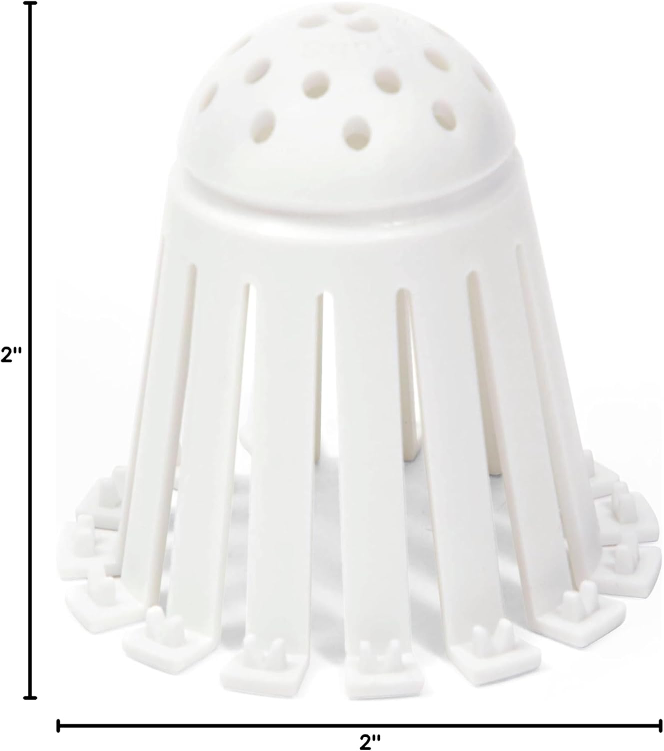 TubShroom_Toss_21pk_Disposable_Bath_Tub_Drain_Strainers_-_Hair_Catcher_Snare_for_Shower_Bathtub_to_Prevent_Clogged_Drains,_Traps_Human_and_Pet_Hair,_One_Year_Supply_(White)