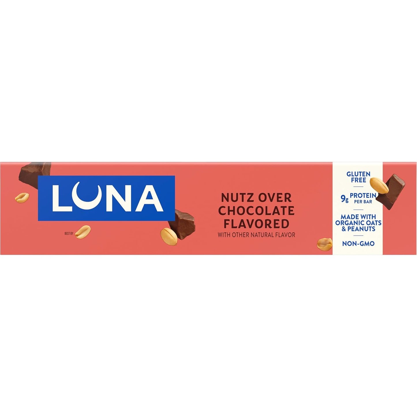 LUNA_Bar_-_Nutz_Over_Chocolate_Flavor_-_Gluten-Free_-_Non-GMO_-_7-9g_Protein_-_Made_with_Organic_Oats_-_Low_Glycemic_-_Whole_Nutrition_Snack_Bars_-_1.69_oz._(15_Count)