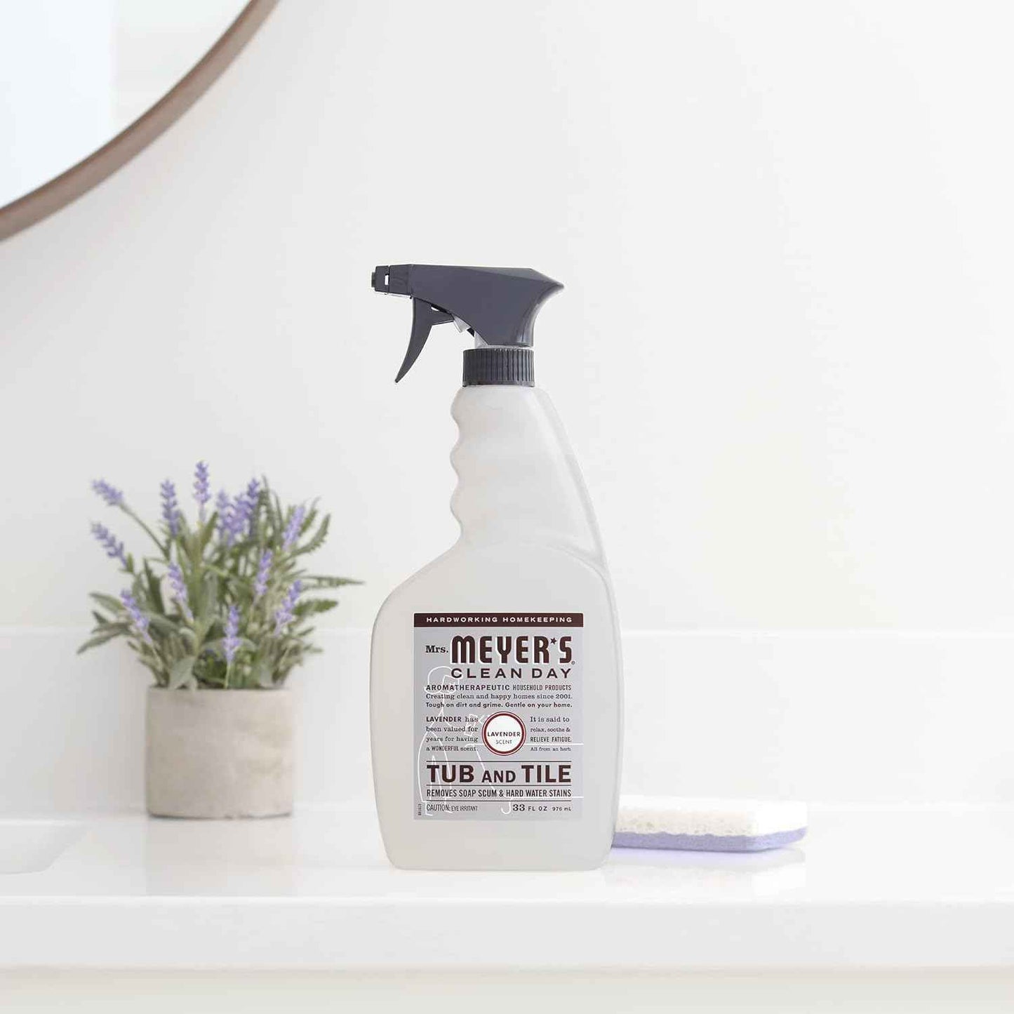 MRS. MEYER'S CLEAN DAY Tub and Tile Cleaner, Lavender, 33 Fluid Ounce