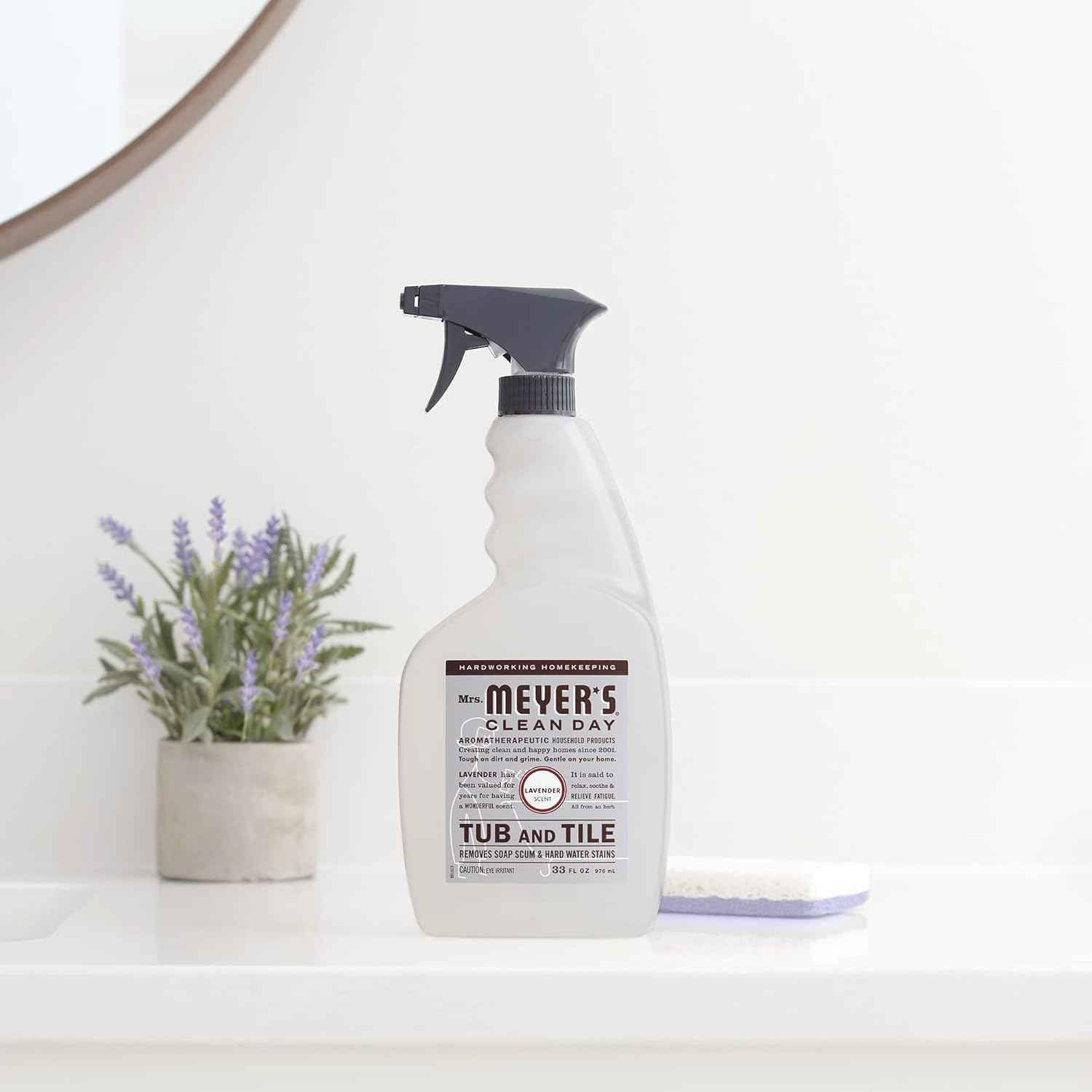 MRS. MEYER'S CLEAN DAY Tub and Tile Cleaner, Lavender, 33 Fluid Ounce