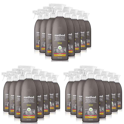 Method Heavy Duty Degreaser, Lemongrass Scent, Oven Cleaner & Stove Top Cleaner, 28 Oz Spray Bottle