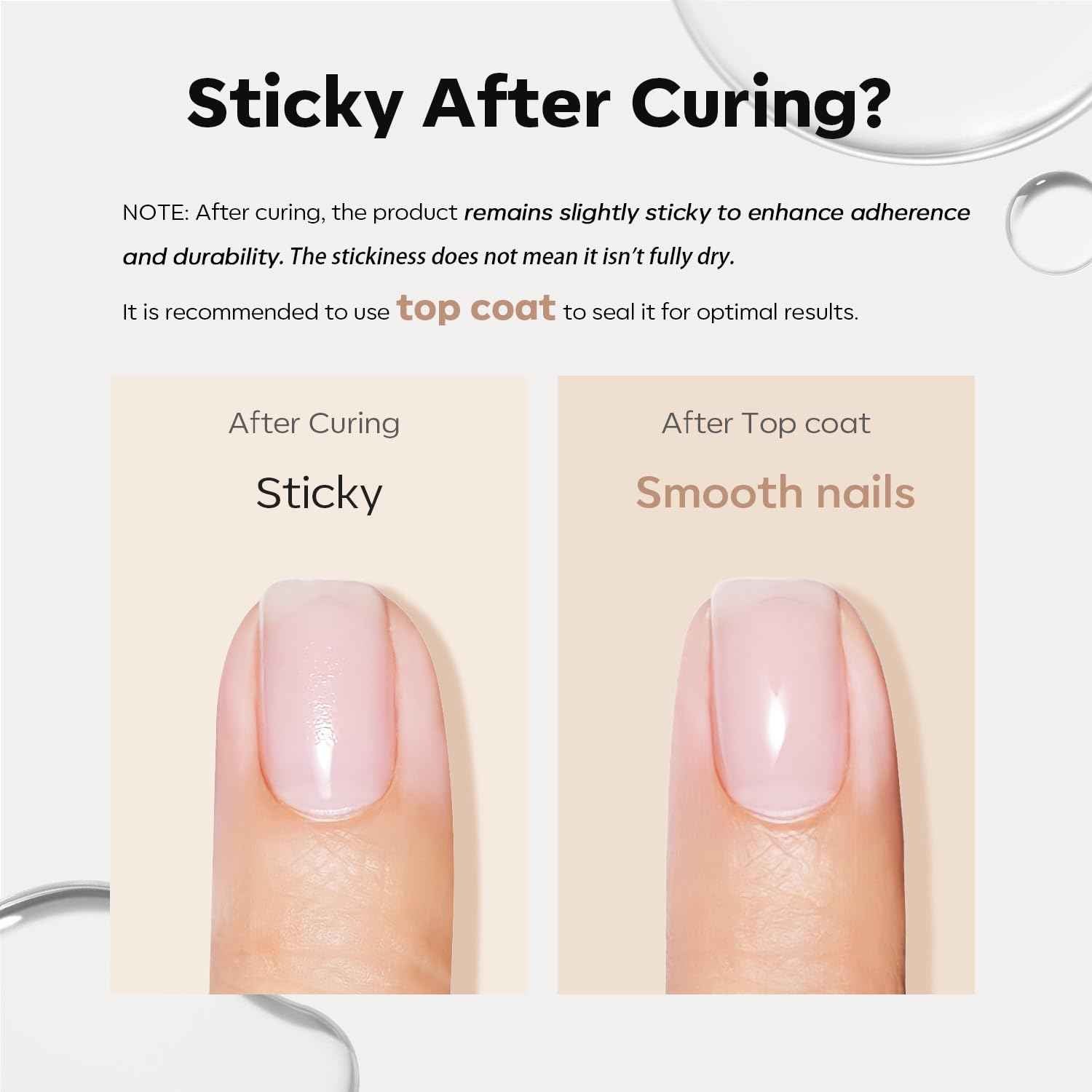 modelones Builder Nail Gel, 7-in-One Clear Builder for Nails, LED Lamp Cured Color Rubber Base Gel Polish Coat Strengthener Thickening Extension Rhinestone Glue in a Bottle for DIY Home Salon Gifts